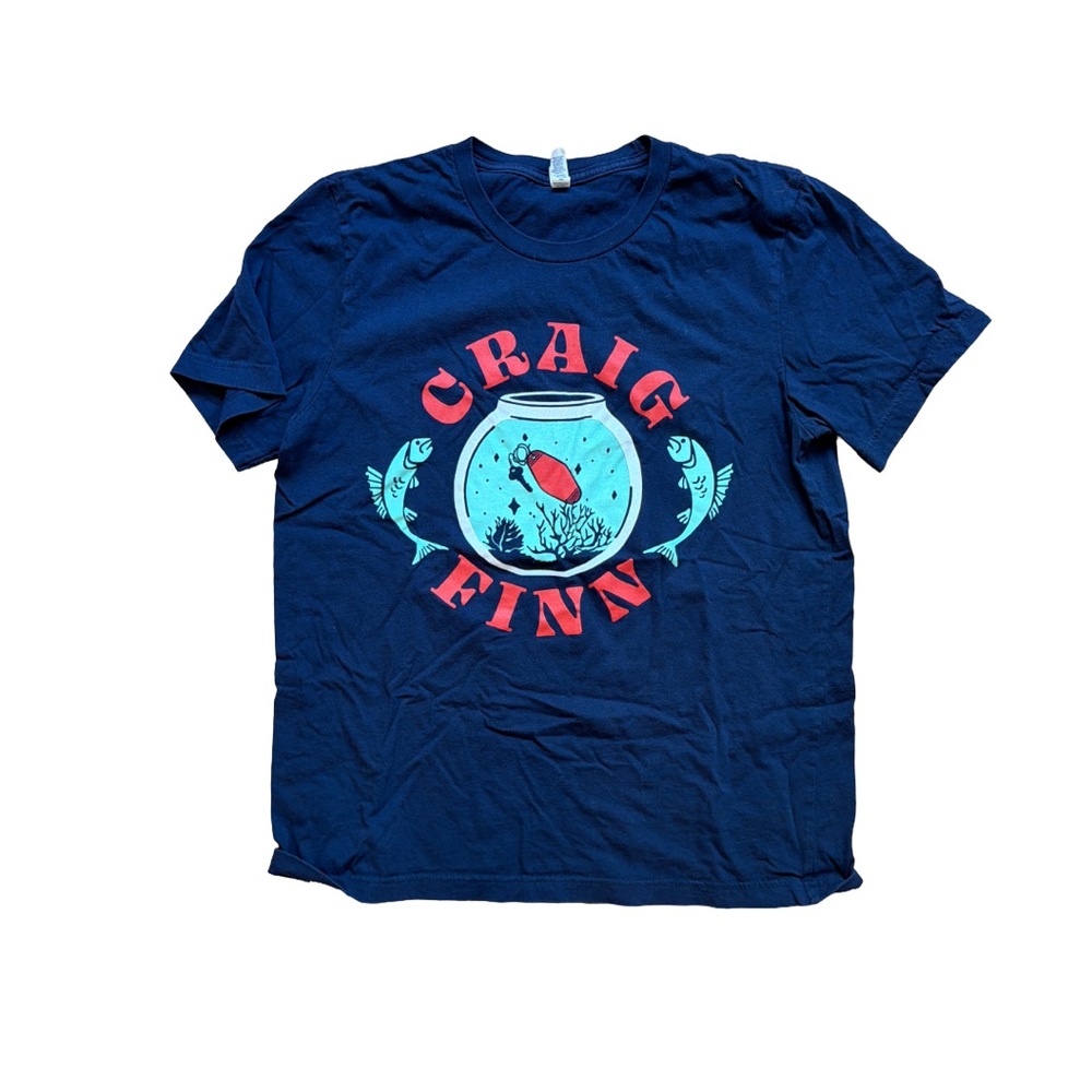 Craig Finn Legacy of Rentals Navy Graphic T-Shirt - The Hold Steady Concert Tee